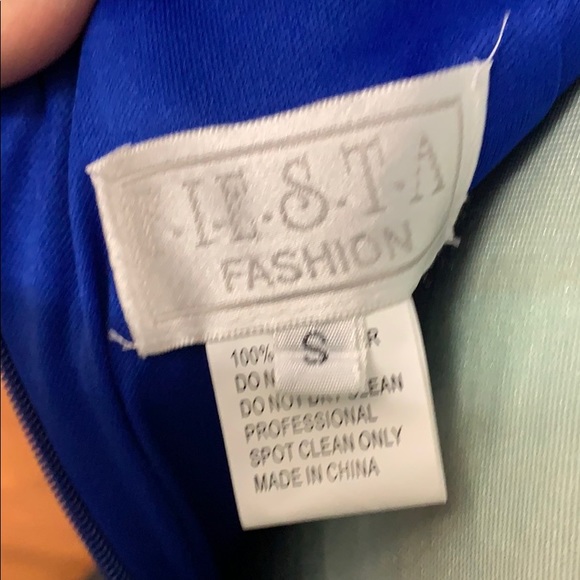 Fiesta Fashion Royal Blue evening gown - Picture 7 of 7